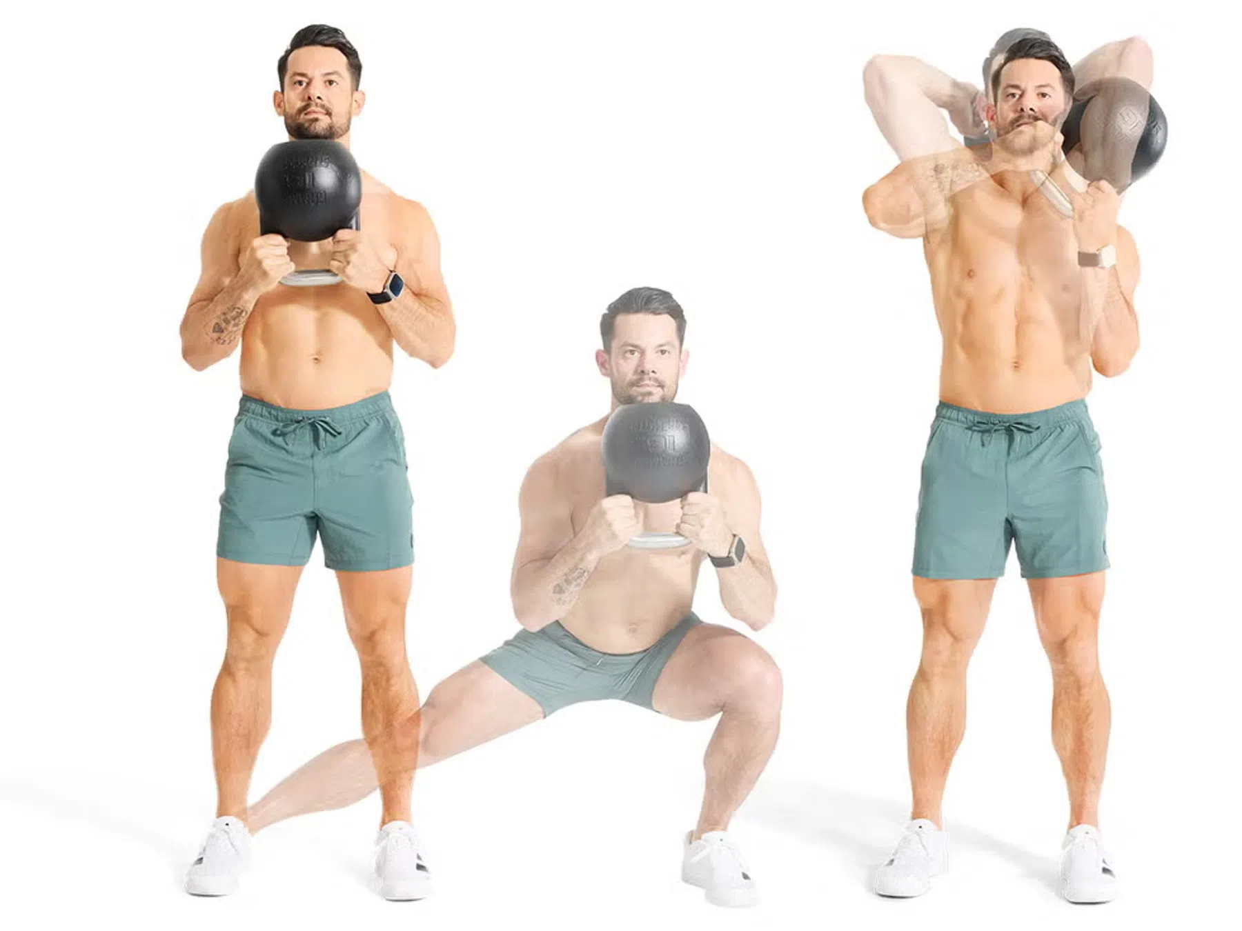 Lateral lunge to halo